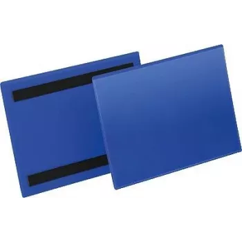 DURABLE marco magnético para documentos A5 horizontal, pack de 50, plata/gris 174307