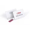 DURABLE Placa de identificación magnética 90 x 54 mm, Transparente, 25 por paquete 811719