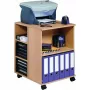 Carro multiusos abierto DURABLE 528x748x592mm haya