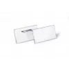 DURABLE Placa de identificación 40x75 mm con fijación de alfiler, 100 uds. 800119