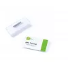 DURABLE Placa de identificación 40x75 mm con fijación de alfiler, 100 uds. 800119