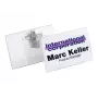 DURABLE Placa de identificación 75x40 mm con clip combinado, pack de 50 815719