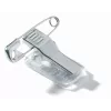 DURABLE Portatarjetas de identificación 40x75 mm con clip combinado, acrílico, Transparente, 25/VE (812119)