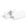 DURABLE Portatarjetas de identificación 40x75 mm con clip combinado, acrílico, Transparente, 25/VE (812119)
