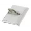 DURABLE Portanombres 54x90 mm con pinza de cocodrilo, pack de 25, transparente 811119