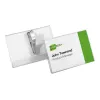 DURABLE Portanombres 54x90 mm con pinza de cocodrilo, pack de 25, transparente 811119