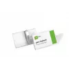 DURABLE portanombres 75x40 mm con pinza de cocodrilo, transparente, pack de 25 811019