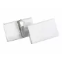 DURABLE portanombres 75x40 mm con pinza de cocodrilo, transparente, pack de 25 811019