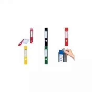 DURABLE ORDOFIX® etiquetas autoadhesivas para lomo de archivador 40x390 mm blanco 10/pack 809105