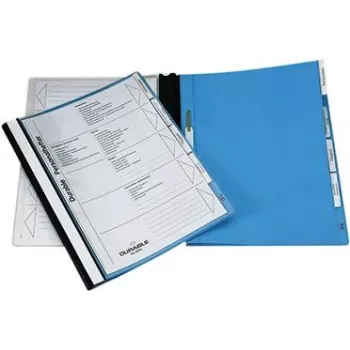 DURABLE Archivador de anillas personal con varilla colgante A4 Azul (pack de 5) 255506