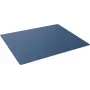 DURABLE Tapete de escritura de PP con ranura decorativa 530x400 mm Azul oscuro 713207