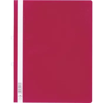 DURABLE carpeta de presentación con pestaña de archivo A4+ transparente, pack de 25 258003