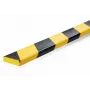 Durable S10 Protector de cables, PVC, negro/amarillo, plano, 1000 mm, 40 mm
