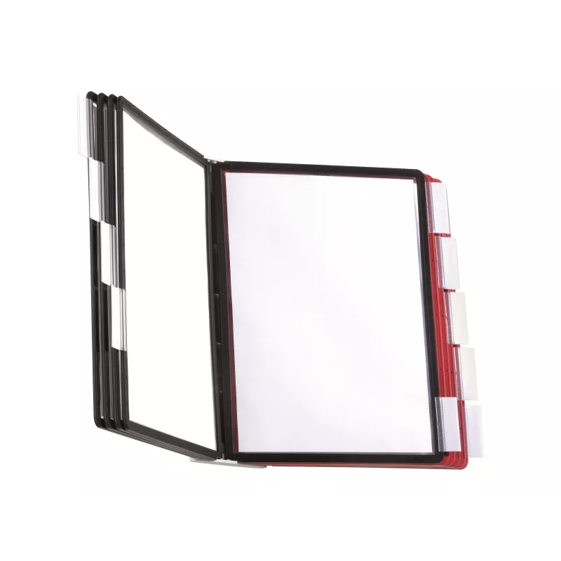 DURABLE SHERPA® WALL 10 Sistema de paneles de pared para exposición, A4, 10 paneles, gris 563100