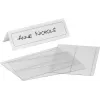 DURABLE Portatarjetas de mesa 210x61 mm PET transparente 10 uds. 804819