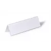 DURABLE VISIFIX® Portanombres de sobremesa 61/122x210 mm, PVC transparente, pack de 25 (805219)