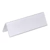 DURABLE VISIFIX® Portanombres de sobremesa 61/122x210 mm, PVC transparente, pack de 25 (805219)