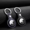 Dux Ducis Pack de 4 fundas flexibles de silicona con llavero para Apple AirTag (Negro, Verde, Rosa, Azul)
