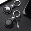 Dux Ducis Pack de 4 fundas flexibles de silicona con llavero para Apple AirTag (Negro, Verde, Rosa, Azul)
