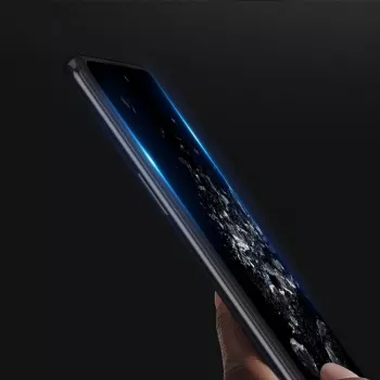 Dux Ducis Protector de Pantalla Cristal Templado 9D para OnePlus 10T / OnePlus Ace Pro 9H con Marco Negro