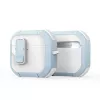 Dux Ducis AirPods 4 Funda PECP Series PC+TPU con Gancho Blanco Azul