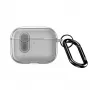 Dux Ducis Funda PECL Series PC+TPU con gancho para Apple AirPods Pro 3 gris