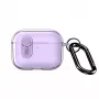 Dux Ducis Apple AirPods Pro 3 PECL Series Funda PC+TPU con gancho morado