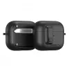 Dux Ducis Apple AirPods Pro 3 Funda PC+TPU Serie PECQ con gancho Negra