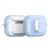 Dux Ducis Funda PC+TPU serie PECQ con gancho para Apple AirPods Pro 3 blanca azul