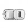 Dux Ducis Apple AirPods Pro 3 funda serie PECR de PC+TPU con gancho gris