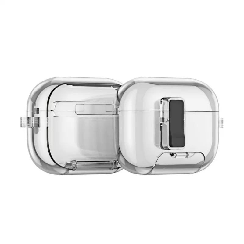 Dux Ducis Apple AirPods Pro 3 funda serie PECR de PC+TPU con gancho gris