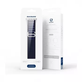 Dux Ducis Apple Buckle Sport Band para Apple Watch 42/44/45/46/49MM Navy