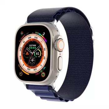 Dux Ducis Apple Buckle Sport Band para Apple Watch 42/44/45/46/49MM Navy