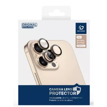 Dux Ducis Apple iPhone 17 Pro Max / 17 Pro protector de lente de cámara azul oscuro