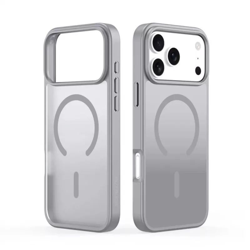 Funda Dux Ducis Apple iPhone 17 Pro Max YIND PC+TPU con MagSafe gris