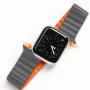 Dux Ducis Correa magnética para reloj Apple Watch 7/6/5/4/3/2 / SE (41/40/38mm) Magnetic gris naranja