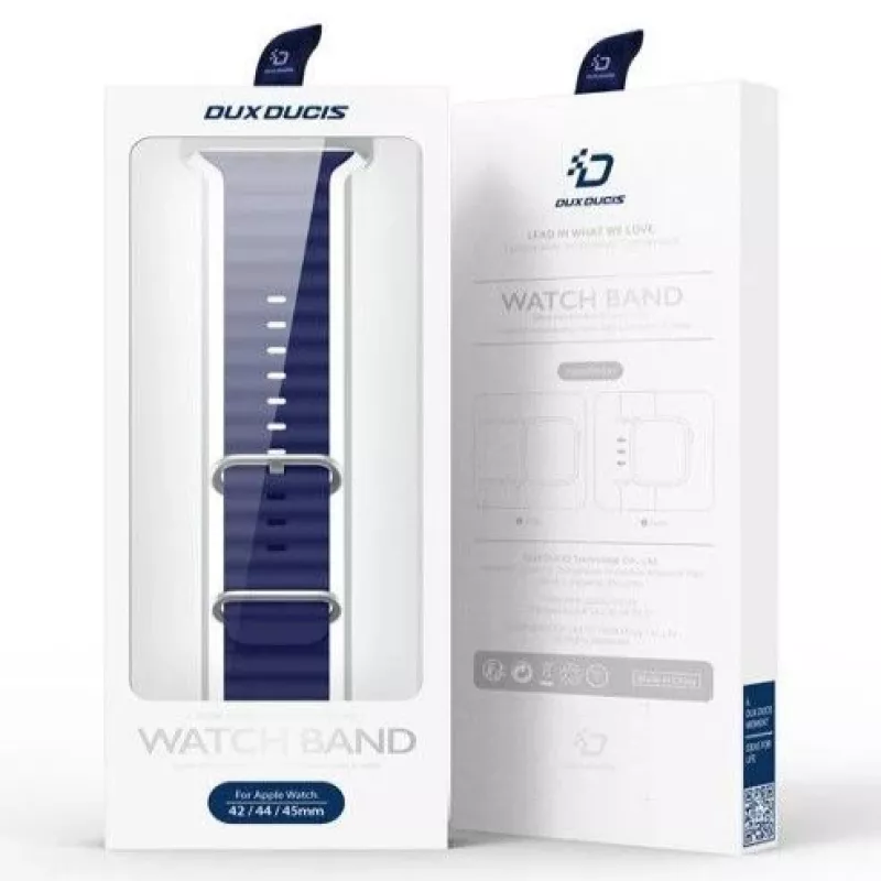 Dux Ducis Correa de Silicona Apple para Apple Watch 38/40/41/42mm Azul Marino
