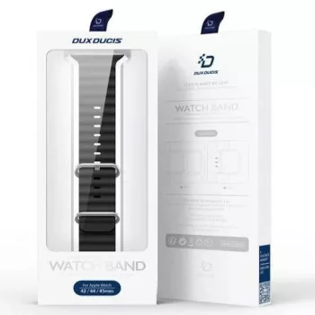 Dux Ducis Correa de silicona para Apple Watch 42/44/45/46/49mm Negra