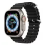 Dux Ducis Correa de silicona para Apple Watch 42/44/45/46/49mm Negra