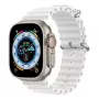 Dux Ducis Correa de silicona para Apple Watch 42/44/45/46/49MM blanca