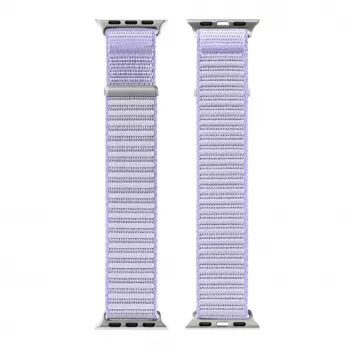 Correa de muñeca de nailon trenzado Dux Ducis YE para Apple Watch 38/40/41/42MM morada