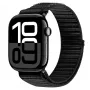Dux Ducis Apple Watch 42/44/45/46/49mm Correa de Muñeca YE Nylon Braided Loop Negra
