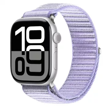 Dux Ducis Correa de muñeca YE Nylon Braided Loop para Apple Watch 42/44/45/46/49mm morada