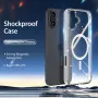 DUX DUCIS Clin Mag funda para iPhone 16, transparente, compatible con MagSafe