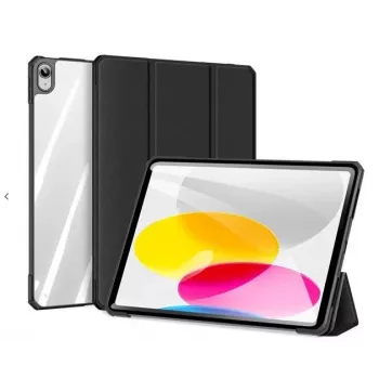Dux Ducis Copa Case para iPad 10,9 pulgadas 2022 (10.ª gen.) Smart Cover Stand negro
