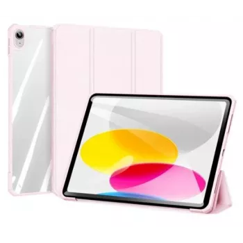 Dux Ducis Copa Case para iPad 10,9 pulgadas 2022 (10.ª gen.) Smart Cover Stand rosa