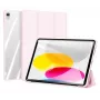 Dux Ducis Copa Case para iPad 10,9 pulgadas 2022 (10.ª gen.) Smart Cover Stand rosa