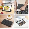 Funda plegable Dux Ducis Domo Series con almacenamiento para lápiz para Samsung Galaxy Tab S9 FE/S10 FE, negra