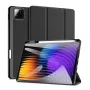 Dux Ducis Domo Series funda para tableta de piel sintética PU con soporte Tri-fold para Xiaomi Redmi Pad 7/7 Pro, negra