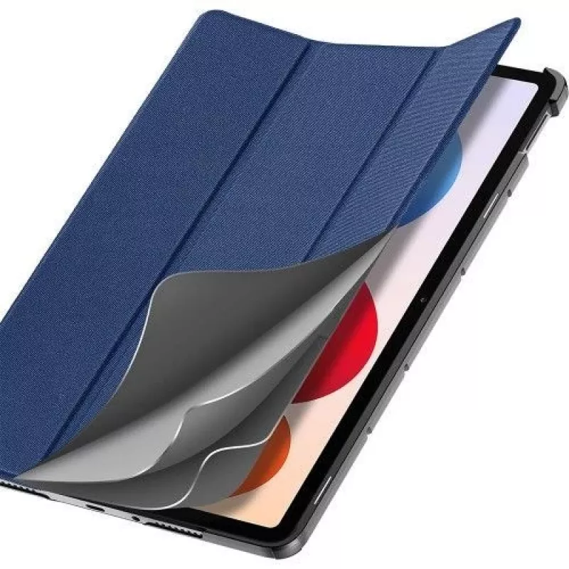 Dux Ducis Domo Series funda para tableta de piel sintética PU con soporte Tri-fold para Xiaomi Redmi Pad 2 Pro, azul